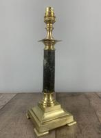 French Brass And Marble Small Table Lamp, Rewired (2 of 9) French Brass And Marble Small Table Lamp, Rewired (2 of 9)