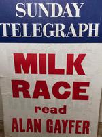 Vintage Advertising Poster Sunday Telegraph Milk Race c.1967 (5 of 23) Vintage Advertising Poster Sunday Telegraph Milk Race c.1967 (5 of 23)