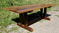 Reclaimed Elm Rustic English Barn Table (3 of 10) Reclaimed Elm Rustic English Barn Table (3 of 10)