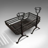 Antique Fire Basket, Pair of Andirons, English, Iron, Fireside, Victorian, 1900 (10 of 12) Antique Fire Basket, Pair of Andirons, English, Iron, Fireside, Victorian, 1900 (10 of 12)