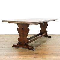 Antique 20th Century Oak Refectory Table (1 of 9)