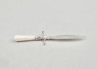 Silver & Mother of Pearl Sword Shaped Bookmark by William Henry Collins, Birmingham 1937 (3 of 6) Silver & Mother of Pearl Sword Shaped Bookmark by William Henry Collins, Birmingham 1937 (3 of 6)
