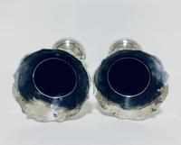 Pair of Antique Sterling Silver Trumpet Shaped Vases (6 of 12) Pair of Antique Sterling Silver Trumpet Shaped Vases (6 of 12)