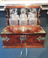 Stunning Antique Burr Walnut Tantalus & Games Box (2 of 9) Stunning Antique Burr Walnut Tantalus & Games Box (2 of 9)