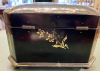 Papier Mache Double Tea Caddy by Jennens & Betteridge (5 of 6) Papier Mache Double Tea Caddy by Jennens & Betteridge (5 of 6)