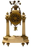 Mid 19th Century French Ormolu & Alabaster Portico Clock (4 of 8) Mid 19th Century French Ormolu & Alabaster Portico Clock (4 of 8)
