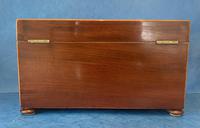 George III Mahogany Twin Canister Tea Caddy (8 of 17) George III Mahogany Twin Canister Tea Caddy (8 of 17)