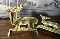 Pair of Victorian Cast Brass Stags (9 of 9) Pair of Victorian Cast Brass Stags (9 of 9)