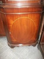 Glazed Mahogany Corner Cabinet (3 of 3) Glazed Mahogany Corner Cabinet (3 of 3)