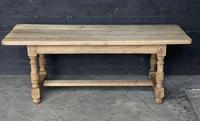 French Bleached Oak Farmhouse Kitchen Table (20 of 25) French Bleached Oak Farmhouse Kitchen Table (20 of 25)