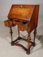 Charming, Small, William & Mary Style Walnut Bureau c.1920 (2 of 9) Charming, Small, William & Mary Style Walnut Bureau c.1920 (2 of 9)