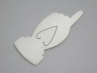Edwardian Novelty Silver Pointing Finger Bookmark (7 of 9) Edwardian Novelty Silver Pointing Finger Bookmark (7 of 9)
