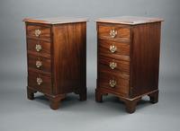 Superb Pair of Georgian Mahogany Bedside Chests of Drawers by Lawlor Briscoe Dublin (3 of 6) Superb Pair of Georgian Mahogany Bedside Chests of Drawers by Lawlor Briscoe Dublin (3 of 6)