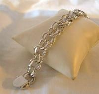 Vintage Sterling Silver Bracelet 1950s Forstner Usa 7 1/2" Length 38.2 Grams (8 of 11) Vintage Sterling Silver Bracelet 1950s Forstner Usa 7 1/2" Length 38.2 Grams (8 of 11)