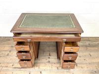 Small Antique Mahogany KneeHole Desk (5 of 9) Small Antique Mahogany KneeHole Desk (5 of 9)
