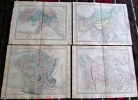 Large Collection of 23 Coloured World Maps by Sidney Hall 1860 (4 of 4) Large Collection of 23 Coloured World Maps by Sidney Hall 1860 (4 of 4)