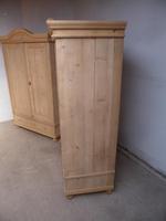 Pair of Antique Pine Arch Top 1 Panel Knockdown Wardrobes to wax / paint (6 of 12) Pair of Antique Pine Arch Top 1 Panel Knockdown Wardrobes to wax / paint (6 of 12)