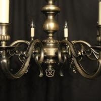 French Silver Plated 8 Light Mid 20th Century Chandelier (4 of 10) French Silver Plated 8 Light Mid 20th Century Chandelier (4 of 10)