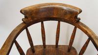 Early 20th Century Smokers Bow or Captains Chair, Ash / Beech - Large Seat, Wide Arms (4 of 15) Early 20th Century Smokers Bow or Captains Chair, Ash / Beech - Large Seat, Wide Arms (4 of 15)