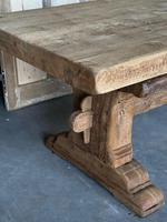 Superb Rustic Large Bleached Oak Farmhouse Table with Extensions (24 of 36) Superb Rustic Large Bleached Oak Farmhouse Table with Extensions (24 of 36)