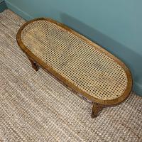 French Walnut Caned Long Antique Stool c.1900 (2 of 6) French Walnut Caned Long Antique Stool c.1900 (2 of 6)
