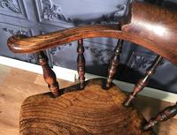 Victorian Elm Captains Smokers Bow Chair (3 of 13) Victorian Elm Captains Smokers Bow Chair (3 of 13)