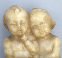 Fritz Kochendorfer - Good Carved Alabaster Group of Children c.1900 (3 of 6) Fritz Kochendorfer - Good Carved Alabaster Group of Children c.1900 (3 of 6)