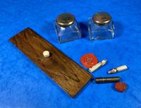 Rosewood William IV Writing Slope with Mother of Pearl Inlay (21 of 24) Rosewood William IV Writing Slope with Mother of Pearl Inlay (21 of 24)