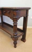 Antique Oak Victorian Shaped Sideboard Server (3 of 15) Antique Oak Victorian Shaped Sideboard Server (3 of 15)