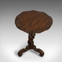 Pair of Antique Side Tables, Asian, Elm, Occasional, Wine Stand, Victorian, 1900 (5 of 11) Pair of Antique Side Tables, Asian, Elm, Occasional, Wine Stand, Victorian, 1900 (5 of 11)