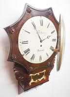 Rare Antique Drop Dial Wall Clock 8 Day Single Fusee Movement Signed J H Harvey Penzance (12 of 12) Rare Antique Drop Dial Wall Clock 8 Day Single Fusee Movement Signed J H Harvey Penzance (12 of 12)