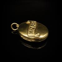 Antique Victorian Mizpah Oval Gold Gilt Photo Locket Pendant (3 of 8) Antique Victorian Mizpah Oval Gold Gilt Photo Locket Pendant (3 of 8)