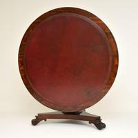 Antique William IV Rosewood Leather Top Drum, Dining or Centre Table (3 of 11) Antique William IV Rosewood Leather Top Drum, Dining or Centre Table (3 of 11)