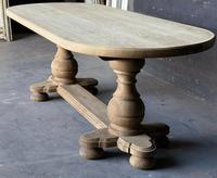Large French Bleached Oak Monastery Dining Table (9 of 18) Large French Bleached Oak Monastery Dining Table (9 of 18)