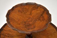Antique Figured Walnut Two Tier Table (4 of 6) Antique Figured Walnut Two Tier Table (4 of 6)