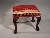 A Very Fine Quality, 18th Century Style, Silk Covered Stool (2 of 5) A Very Fine Quality, 18th Century Style, Silk Covered Stool (2 of 5)