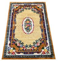 Vintage Chinese Silk Carpet 2.43m x 1.59m (2 of 11) Vintage Chinese Silk Carpet 2.43m x 1.59m (2 of 11)
