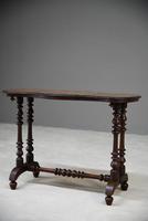 Antique Walnut Inlaid Victorian Games Table (3 of 10) Antique Walnut Inlaid Victorian Games Table (3 of 10)