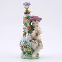 Chelsea Porcelain Figural Scent Bottle - 18th Century c.1768 (1 of 14)