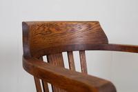 Vintage 1930s Oak Office Chair With Fresh Leather Seat x 2 (4 of 11) Vintage 1930s Oak Office Chair With Fresh Leather Seat x 2 (4 of 11)