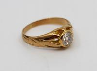 Early 20th Century 15ct Rose Gold 0.52 Carat Diamond Ring (2 of 8) Early 20th Century 15ct Rose Gold 0.52 Carat Diamond Ring (2 of 8)