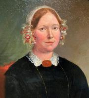 Fine Large Period 19th Century half-length Oil Portrait Painting of a Victorian Lady (4 of 12) Fine Large Period 19th Century half-length Oil Portrait Painting of a Victorian Lady (4 of 12)