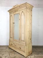 Antique Pine Wardrobe with Mirror (7 of 11) Antique Pine Wardrobe with Mirror (7 of 11)