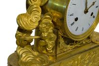 Fine French Empire Ormolu Mantel Clock (9 of 9) Fine French Empire Ormolu Mantel Clock (9 of 9)