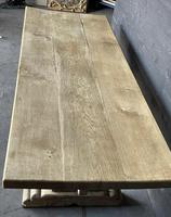 Rustic French Bleached Oak Farmhouse Dining Table (12 of 15) Rustic French Bleached Oak Farmhouse Dining Table (12 of 15)