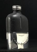 Victorian Leather Bound and Silver Plated Hip Flask (2 of 4) Victorian Leather Bound and Silver Plated Hip Flask (2 of 4)