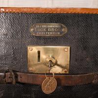 Vintage Overseas Voyage Trunk, English, Leather, Travel Case, Luggage c.1930 (11 of 12) Vintage Overseas Voyage Trunk, English, Leather, Travel Case, Luggage c.1930 (11 of 12)