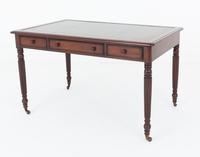 Regency 3 Drawer Mahogany Library Table