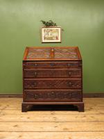 Antique Carved Oak Writing Bureau Desk with Fall Front, Handsome Gothic Piece (3 of 24) Antique Carved Oak Writing Bureau Desk with Fall Front, Handsome Gothic Piece (3 of 24)