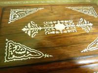 Large Inlaid Rosewood Jewellery / Table Box c.1835 (9 of 12) Large Inlaid Rosewood Jewellery / Table Box c.1835 (9 of 12)